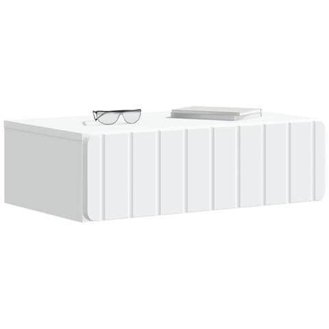 Tavolino da Parete Laterale Bianco 59 x 34,5 x 17 cm - Foto 2
