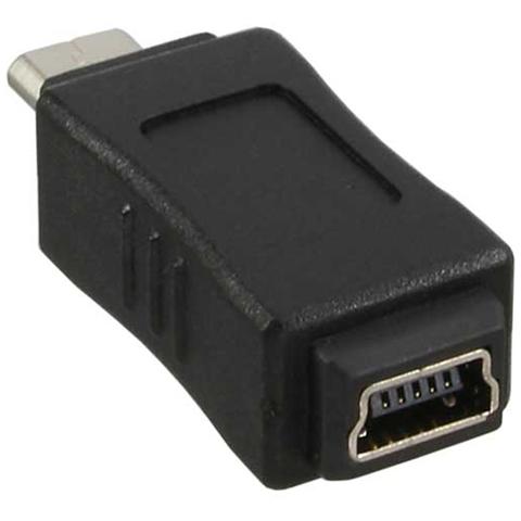 31602, Micro-B, Mini USB 5pin, Maschio / femmina, Nero - Foto 2