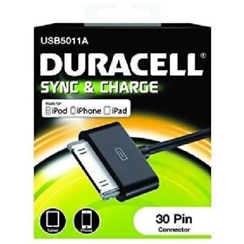 Cavo per trasferimento dati DURACELL - for iPod, iPhone - Connettore proprietario - Foto 2