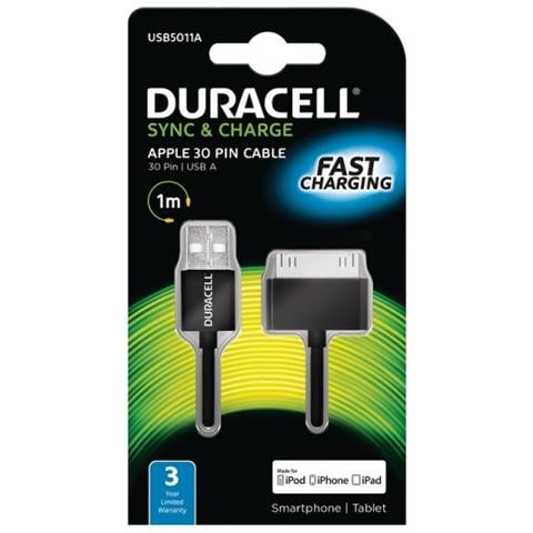 Cavo per trasferimento dati DURACELL - for iPod, iPhone - Connettore proprietario - Foto 3