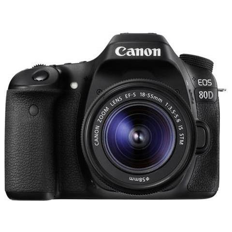 EOS 80D Kit + EF-S 18-55mm f / 3.5-5.6 IS STM Sensore CMOS 24,2 Mpx Full Frame Display Touch 3" Orientabile Wi-Fi Stabilizzata Filmati Full HD - Foto 1