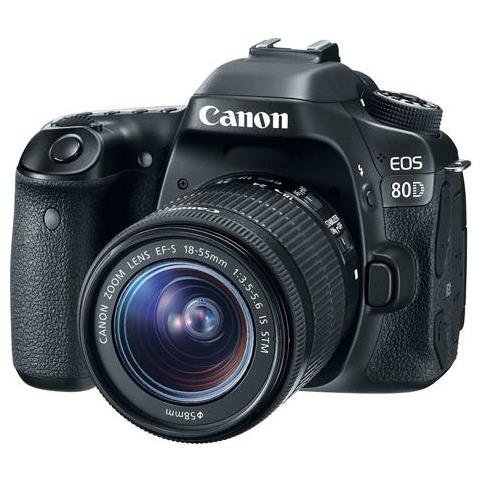 EOS 80D Kit + EF-S 18-55mm f / 3.5-5.6 IS STM Sensore CMOS 24,2 Mpx Full Frame Display Touch 3" Orientabile Wi-Fi Stabilizzata Filmati Full HD - Foto 4