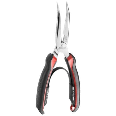 Pinza A Becchi Lunghi Conici Mezza Tonda - 200mm - Naso Angolato 183a. 20cpe - Foto 2