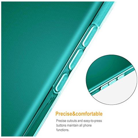 Custodia Compatibile Con Motorola Moto X Play In Blu Transparente - Coperchio Protettivo In Silicone Tpu Flessibile - Foto 2