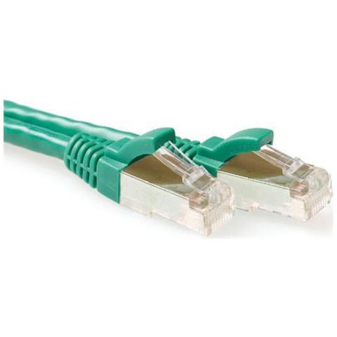 Green 20 Meter Lszh Sftp Cat6a Patch Cable Snagless With Rj45 Connectors Cat6a S /ftp Lszh Sng Gn 20.00m (fb7720) - Foto 2