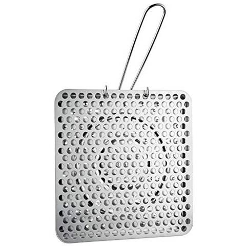 810.400 Clasica Pieghevole Tin Plate Pane Tostapane Argento 20 X 20 Cm - Foto 4