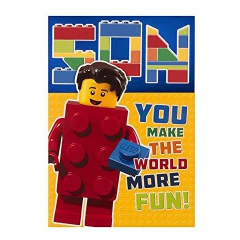 Compleanno Di Carte Per Son Da Hallmark - Die-cut Lego Design - Foto 1