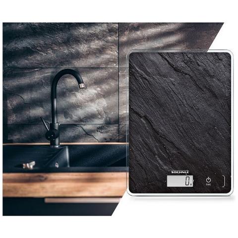 Bilancia Da Cucina Elettronica 5kg-1g Nera - 0861515 - Foto 2