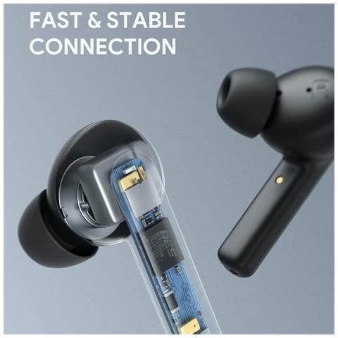 Earbuds Ep-n5 Microfono Integrato, Anc, Bluetooth, Nero - Foto 2