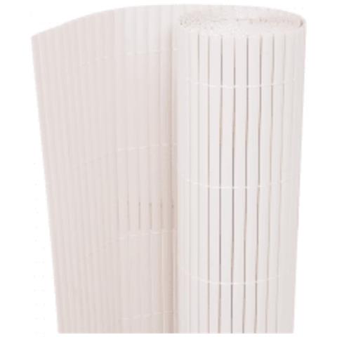 Recinzione da Giardino a Doppio Lato 110x300 cm Bianca - Foto 2