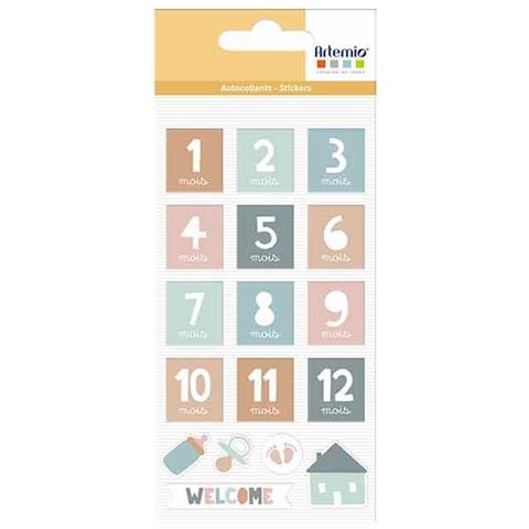 Sticker Puffies Month - Simpatiche Filastrocche - Foto 1