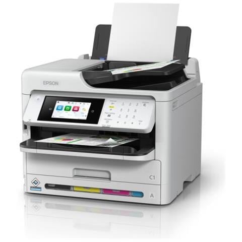 Stampante Multifunzione WorkForce Pro WF-C5890DWF Inkjet a Colori Stampa Copia Scansione Fax A4 34 ppm Wi-Fi / Ethernet / USB - Foto 2