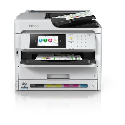 Stampante Multifunzione WorkForce Pro WF-C5890DWF Inkjet a Colori Stampa Copia Scansione Fax A4 34 ppm Wi-Fi / Ethernet / USB - Foto 1