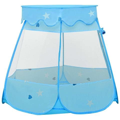 Tenda Da Gioco Per Bambini Blu Con 250 Palline 102x102x82 Cm - Foto 2