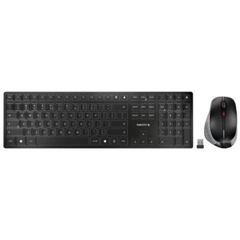 Tastiera e Mouse Wireless JD-9500PN-2  (Layout QWERTY) Colore Nero - Foto 1