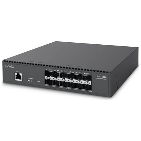 ECS5512F switch di rete Gestito L2+ Nero - Foto 4