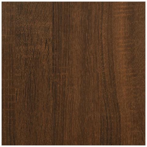Toeletta Specchio Rovere Marrone 90x50x132,5 Legno Multistrato - Foto 11