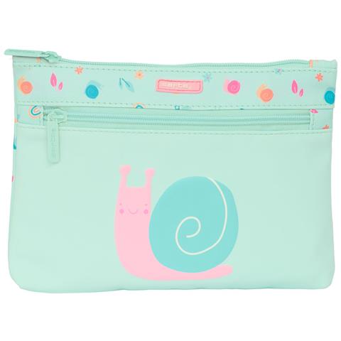 Astuccio Scuola Caracol Caracol Turchese 23 X 16 X 3 Cm - Foto 1