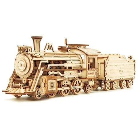 Puzzle In Legno 3d | Locomotiva A Vapore - Foto 1
