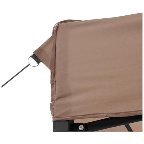 Tenda Da Festa Pieghevole Pop-up Marrone 440x292x315 Cm - Foto 2