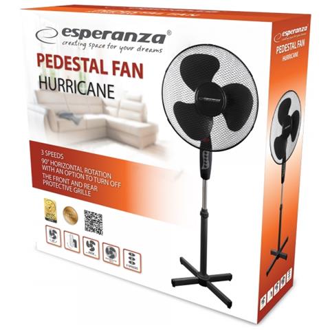 EHF001KK ventilatore Nero - Foto 3