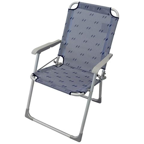 Poltrona Pieghevole Da Giardino Con Struttura In Alluminio E Braccioli Sena - Foto 2