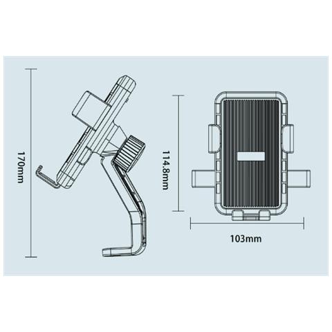 Supporto Per Cellulare Per Moto E Bici Elettrica - Foto 2