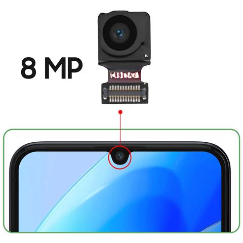 Fotocamera Frontale Per Huawei Nova Y70 Sensore Selfie 8mp - Foto 2