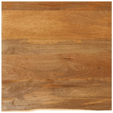 Piano Tavolo Bordi Vivi 40x40x2,5 Cm In Legno Massello Di Mango - Foto 1