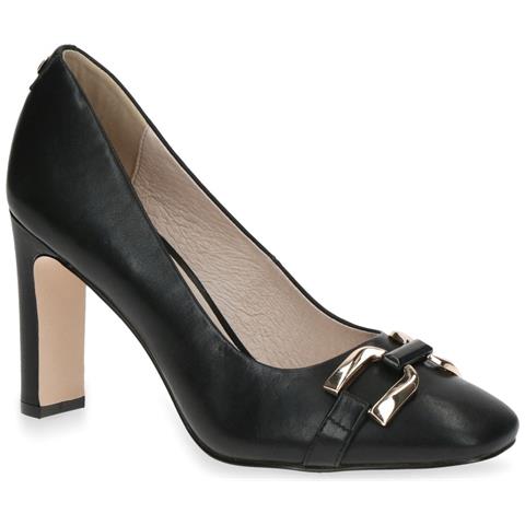 Black Nappa Elegant Closed Pumps Scarpe Con Tacco Pelle Scarpe Donna Nero Eu 36, 9-22401-20-022 - Foto 1