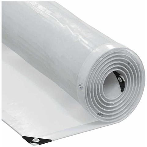 Telone Trasparente con Occhielli 8x8 m in Polietilene - Foto 1