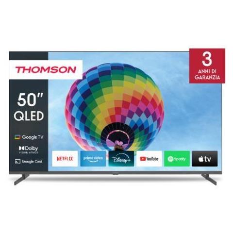 TV QLED 50QG4S14 50" 4K UHD Smart Google DVB-S DVB-S2 TV Colore Nero - Foto 1