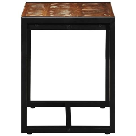 Panca Multicolore 60x35x45 cm in Legno Massello Recupero - Foto 2