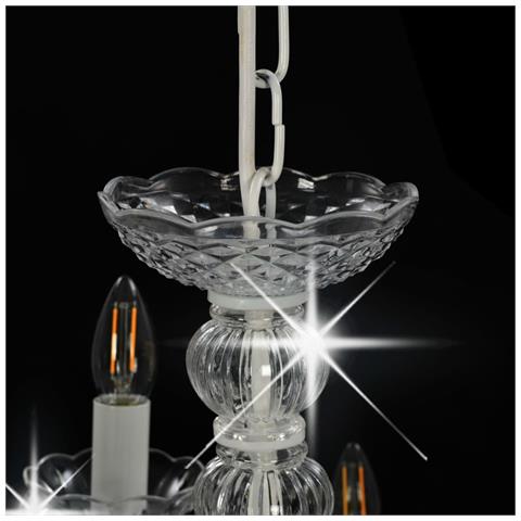 Lusso Casadino -  Candelabro A 2 Livelli Bianco 15 Lampadine E14 - Foto 7