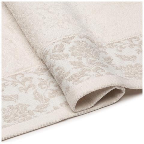 Telo Bagno Sede Decor In Cotone Colore Bianco Misura Standard Dimensioni: 100X150 cm - Foto 2