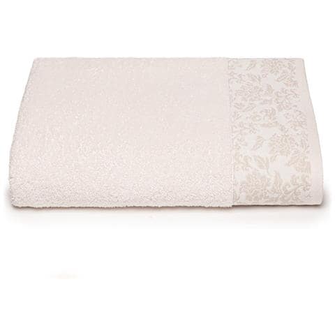 Telo Bagno Sede Decor In Cotone Colore Bianco Misura Standard Dimensioni: 100X150 cm - Foto 1