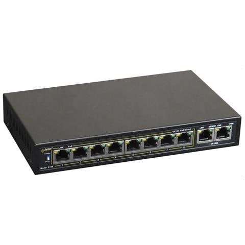 S108 switch di rete Fast Ethernet (10/100) Supporto Power over Ethernet (PoE) Nero - Foto 2