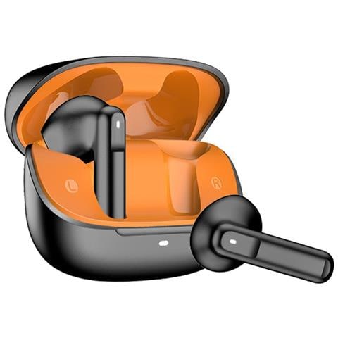 Auricolari Bluetooth Y91 Neri E Arancioni Con Cancellazione Del Rumore Enc A Quattro Microfoni Black+orange - Foto 1