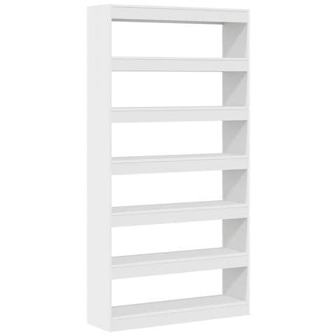 Libreria Bianca Bianca Legno ingegnerizzato 100 x 30 x 198 cm - Foto 1