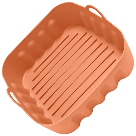 Padella Per Friggitrice Ad Aria Quadrata In Silicone Da 3.5l, Compatibile Con Xiaomi Maf01 Orange - Foto 1