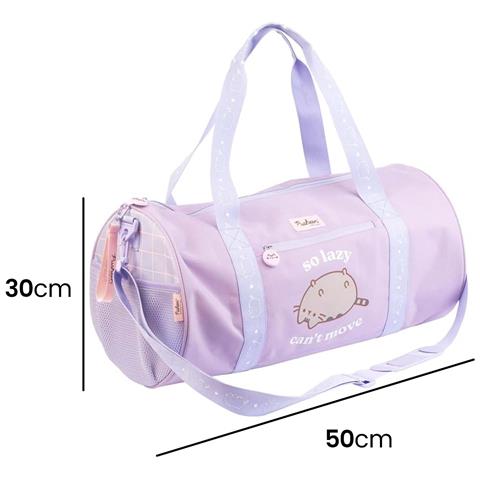 Borsa Sportiva E Da Viaggio Collezione Moments 50x30 Cm Con Tasche Multiple, Lavanda - Foto 2