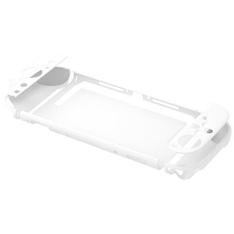 Custodia Protettiva Rigida In Pc Compatibile Con Nintendo Switch 2 - Cover Trasparente White - Foto 1