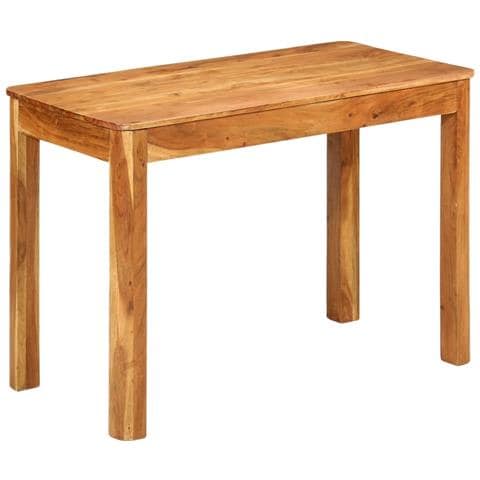 Tavolo da Pranzo 110x55x76 cm Legno Massello di Acacia - Foto 1