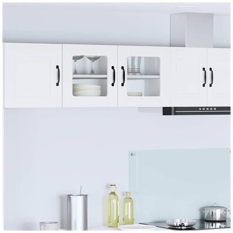 Pensile cucina Bianco 80 x 31 x 40 cm Legno multistrato - Foto 2