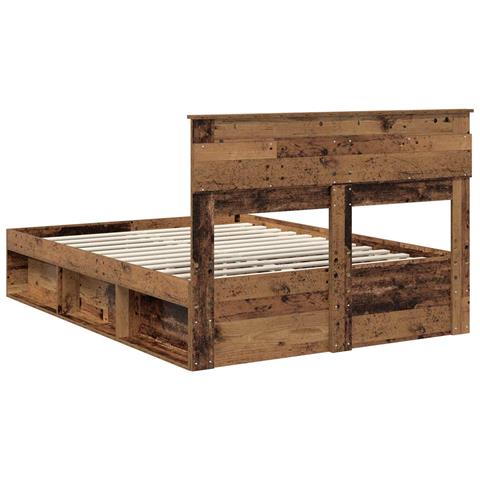 Struttura del letto Legno vecchio 150 x 200 cm Pino massello - Foto 9