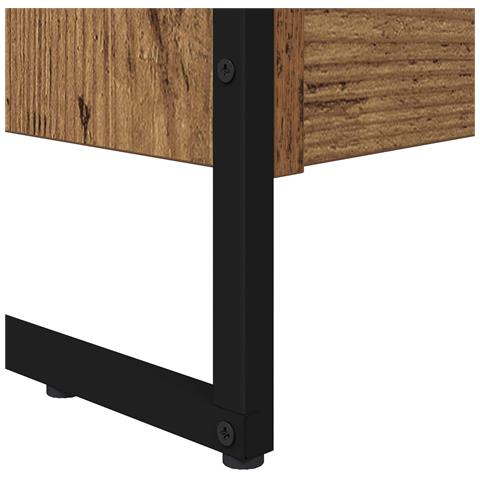 Armadio per Libri 2 pcs Legno vecchio 80 x 30 x 155 cm - Foto 9