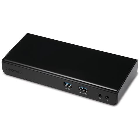 DOC0110A replicatore di porte e docking station per laptop Cablato USB 3.2 Gen 1 (3.1 Gen 1) Type-B Nero - Foto 1