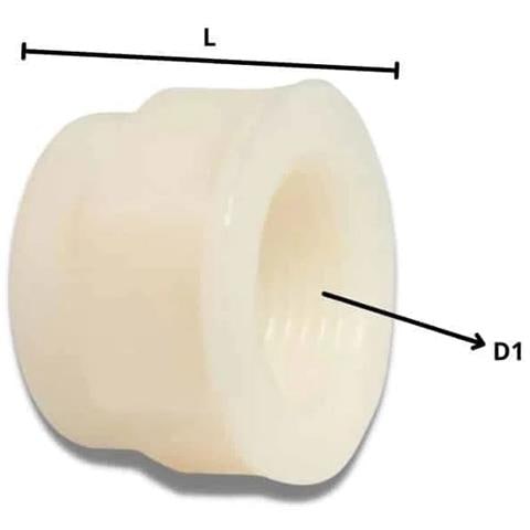 Raccordo Tubo Plastica Con Tappo 1/2 - Foto 2