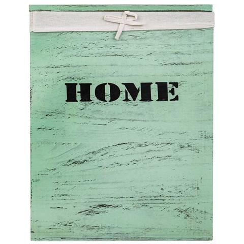 Set Di 2 Cesti Portabiancheria In Legno Verde - Foto 2