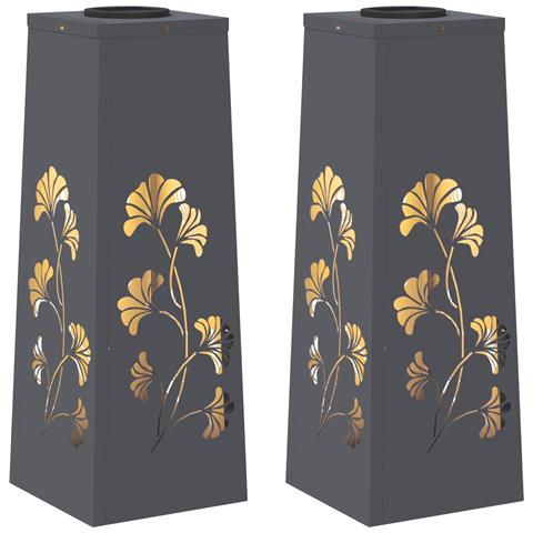 Faro LED solare per sentieri 2 pcs Antracite - Foto 1
